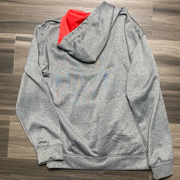 Men’s gray and red CHAMPION Texas Tech Hoodie - Picture 2 of 4